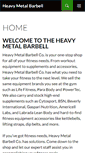 Mobile Screenshot of heavymetalbarbell.net
